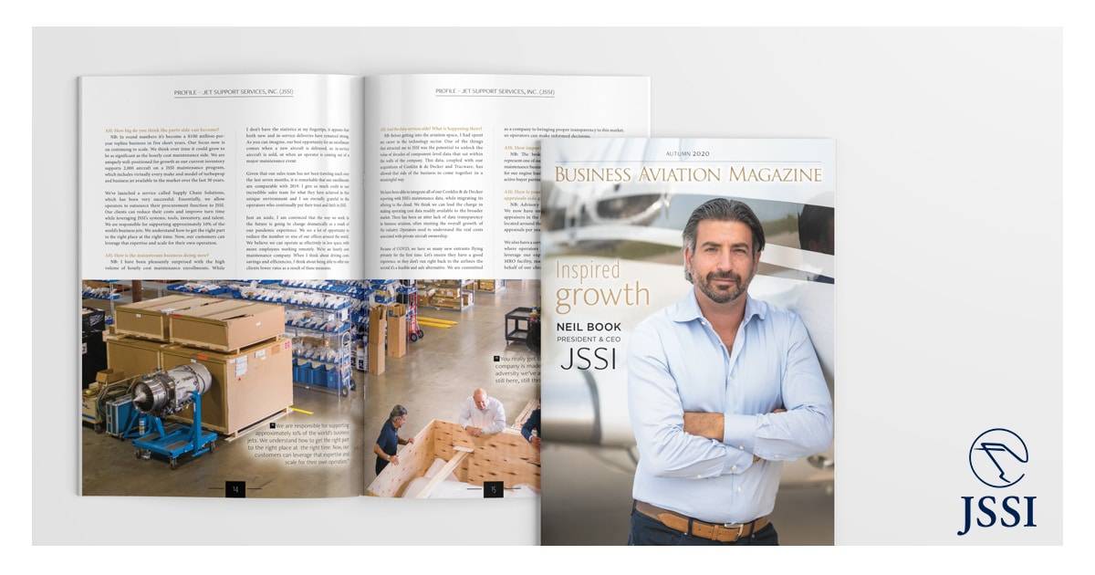 Business Aviation Magazine: Inspired Growth | News and Events | JSSI