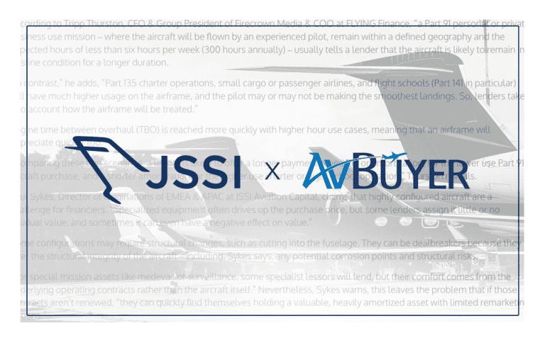 JSSI featured in an article with AvBuyer